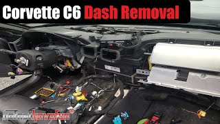 How to Remove a 2005-2013 Chevrolet Corvette C6 Dash Removal  | AnthonyJ350