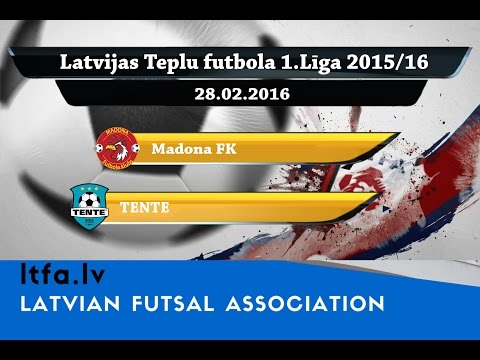 Madona FK - TENTE [LTFA 1.LĪGA 2015/16 [Highlights]