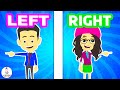 Learn Left and Right | Kid's Learning Videos | Opposites | Directions | Left Right | Right Left