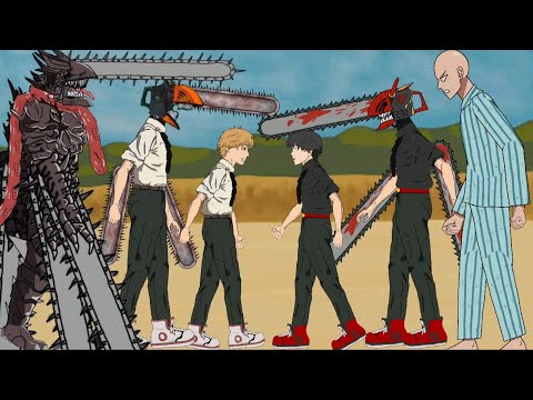 Animation Chainsaw Man by Me Part 1.Drawing Cartoons 2