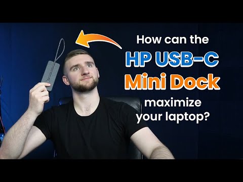 Hewlett Packard (HP) HP USB-C mini dokas be kintamosios srovės adapterio – 1x USB 3.0, 1x USB 2.0, 1x USB-C (60W), 1x HDMI (4K@30Hz), 1x VGA, 1x RJ-45 video