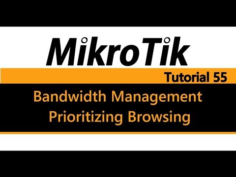 MikroTik Tutorial 55 - Bandwidth Management for Hotspot prioritizing browsing (Lab2)