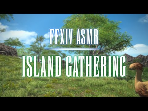 ASMR 🎧 - FFXIV Island Sanctuary Gathering Sounds (No Talking)