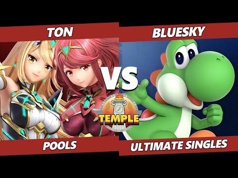 Temple: Hermès Edition - Ton (Pyra Mythra) Vs. Bluesky (Yoshi) SSBU Ultimate Tournament