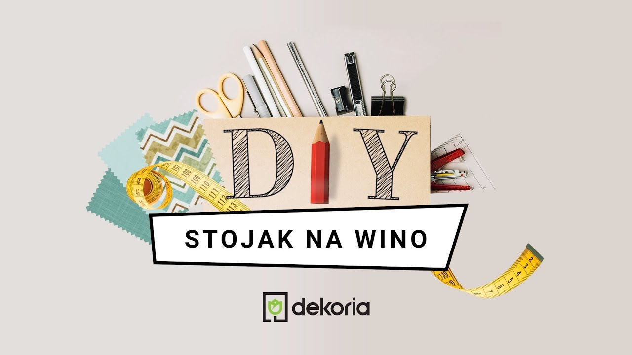 Pomysł na oryginalny stojak na wino | DEKORIA DIY