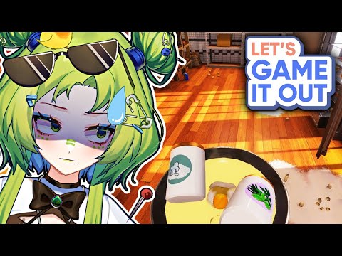 DON'T LET HIM COOK!!! | Let's Game It Out (Cooking SImulator) VTuber Reaction