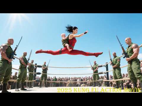 2025 kung fu action movie: A skilled girl defeats 10 Japanese samurai barehanded to save a boy.