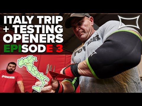 ITALY TRIP + TESTING OPENERS BEFORE MEET | Road To A 500 Bench Series - Episode 3