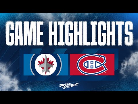 Montréal Canadiens vs. Winnipeg Jets - Game Highlights