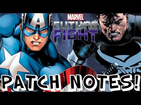 Patch Notes(T-4 Captain America, T-3 Punisher) and fixed ctp of rage! Marvel Future Fight