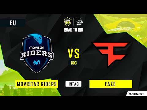 Movistar Riders vs FaZe [Map 3, Inferno] BO3 | ESL One: Road to Rio