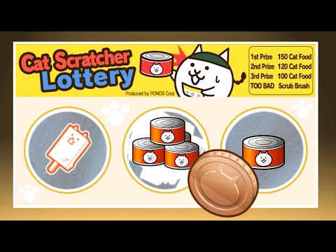 [The Battle Cats] Cat Scratcher Lottery - Summer Break Cats !!!
