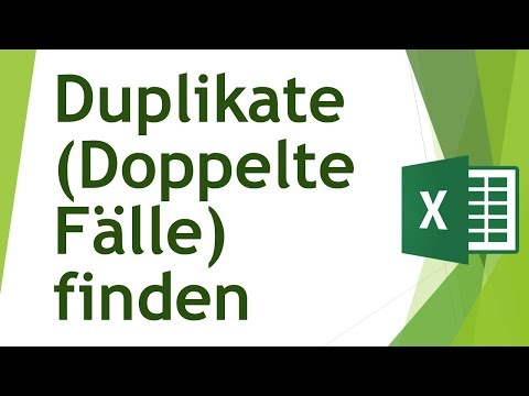 Duplikate in Excel finden (Doppelte Fälle ermitteln)
