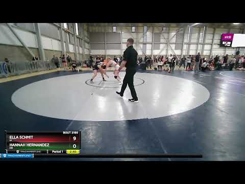 65 Lbs Champ. Round 1 - Ella Schmit, IA Vs Hannah Hernandez, OR 3353