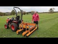 Tom Banks Boosts Pitch Quality And Saves Time With The SISIS Quadraplay At Kirkoswald FC