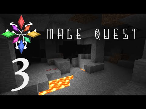 Minecraft: FTB Mage Quest #3 - Caving for Loot