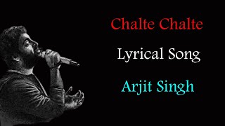 CHALTE CHALTE Full|Song|Tutak Tutak Tutiya | Arijit Singh|Prabhudeva ,Sonu Sood &amp; Tamannaah:(Lyrics)