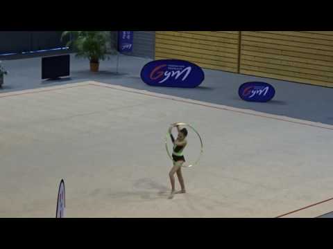 Calie Sounier cerceau - Nat B 10-11 ans - France Chambéry 2017