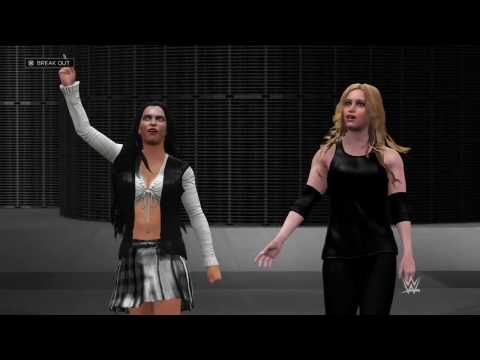 WWE 2K17 Jennifer Lawrence,Megan Fox VS Powergirl,Wonder Woman In A Elimination Tag Match