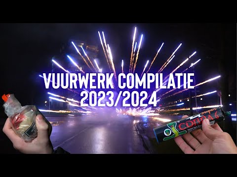 VUURWERK COMPILATIE 2023/2024 | OUDJAARSDAG
