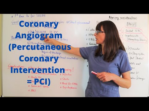 Coronary Angiogram/Catheterization (Percutaneous Coronary Intervention = PCI)