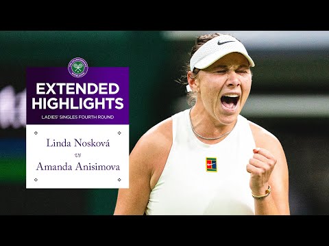 Back and forth thriller! | Linda Noskova vs Amanda Anisimova | Extended Highlights | Wimbledon 2025