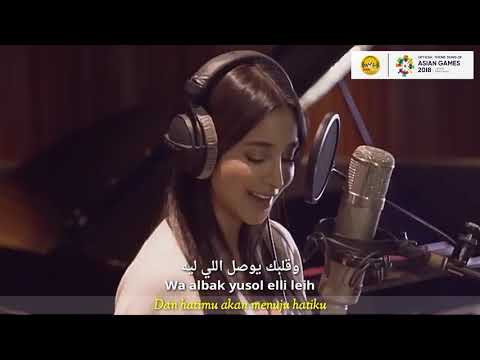 Meraih Bintang (Arab Version) - Aseel Omran [Indonesian Translation] الحلم حان - ASIAN GAMES 2018