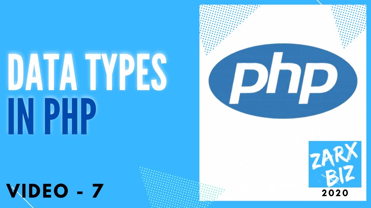 #7: Data Types in PHP | PHP Tutorial | Learn PHP Programming | PHP for Beginners