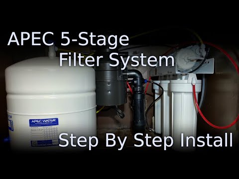 Install APEC Water Filter RO System