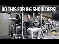 MY ABB & SHOULDER ROUTINE TO BUILD MUSCLE