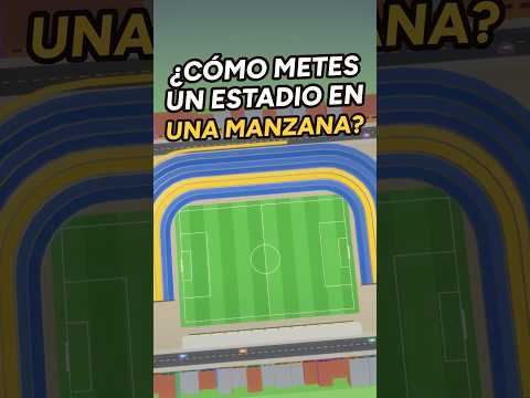 ¿Cómo metes un estadio en una manzana de barrio? 🏟️⚽