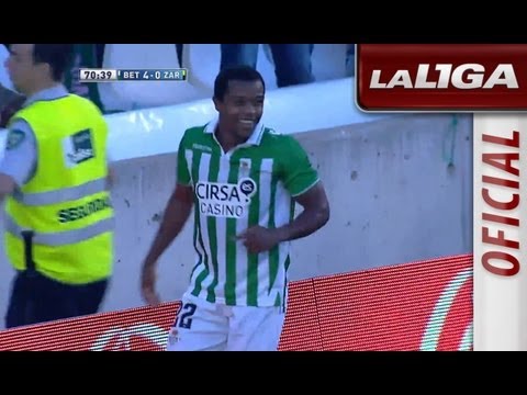 Gol de Pabón (4-0) en el Real Betis - Real Zaragoza - HD