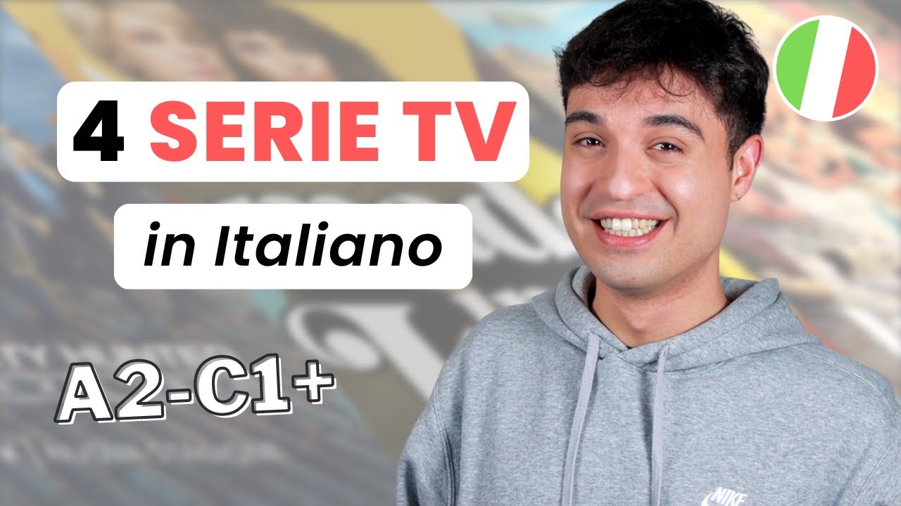 4 Italian TV Shows to learn Italian: from beginners to advanced (ita audio with subs)