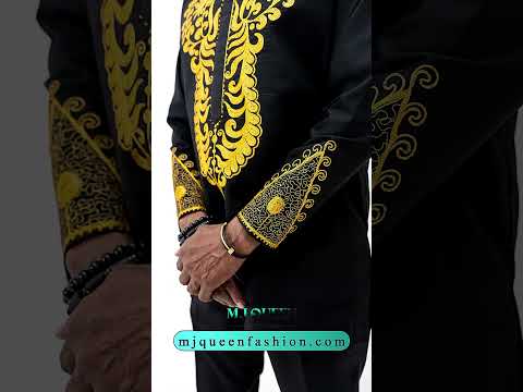 Tampil beda dengan Black Gold Embroidered Tunic Set ini! Perfect untuk acara formal atau casual, pasti bikin kamu jadi p...