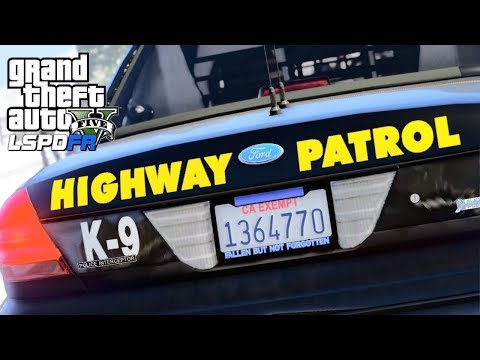 GTA 5 Police Mod | LSPDFR #145 - CHP K-9 Unit