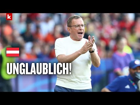 "Wer darauf getippt hätte, wäre ein reicher Mann": Rangnick beeindruckt | Österreich - Niederlande