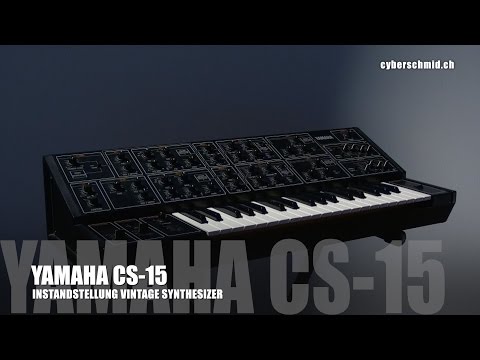 YAMAHA CS-15 Synthesizer Restoration Project - Montage of the 3 videos