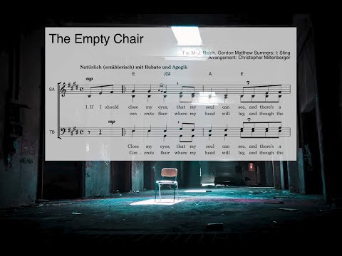 Sting and J. Ralph - The Empty Chair SATB
