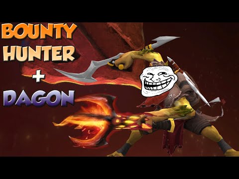 DOTA 2 ► BOUNTY HUNTER + DAGON