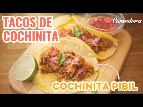 Cómo hacer TACOS DE COCHINITA PIBIL🌮 | Comedera