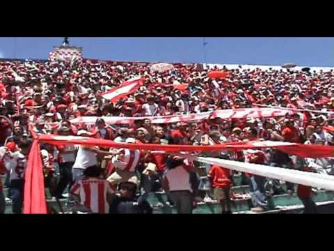 "Aguante de la FR en el graderío contra liga de Quito" Barra: Furia Roja • Club: Técnico Universitario • País: Ecuador