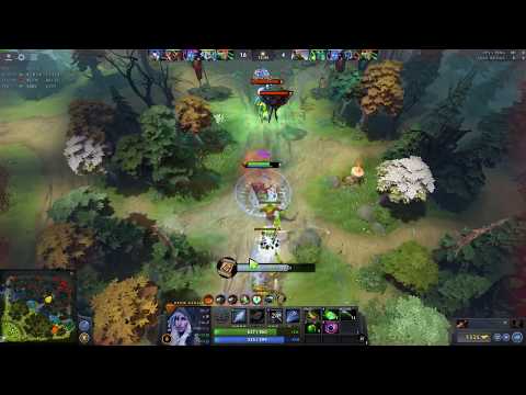 Practicing Dota 2 Unfair Safelane AI Bot - Drow Ranger