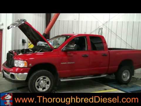 S&B intake and TS Performance MP8 Install and Dyno Test: 05 Dodge Cummins