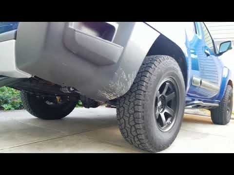 2015 Nissan Xterra PRO-4X AFE "high-tuck" stainless steel cat back exhaust system