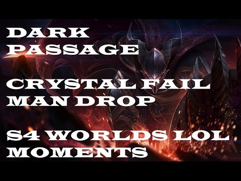 DP Crystal Fail Man Drop - S4 Worlds LoL Moments - DP vs EDG