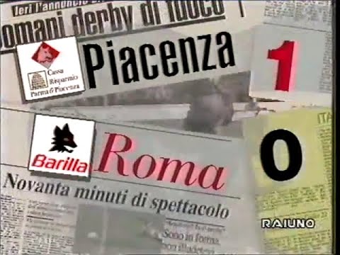SERIE A 1993/1994: PIACENZA - ROMA 1-0