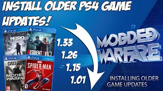 How to Install Older PS4 Game Updates on Any PS4 7.02/7.50.