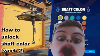 HOW TO UNLOCK THE SHAFT COLOR IN FORTNITE (shaft color challenge) (week 2)