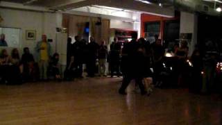 Vania Rey and Julio Bassan at Times Square Milonga in NYC   vals