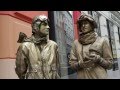 An Interview with Golden Living Statues in Vienna